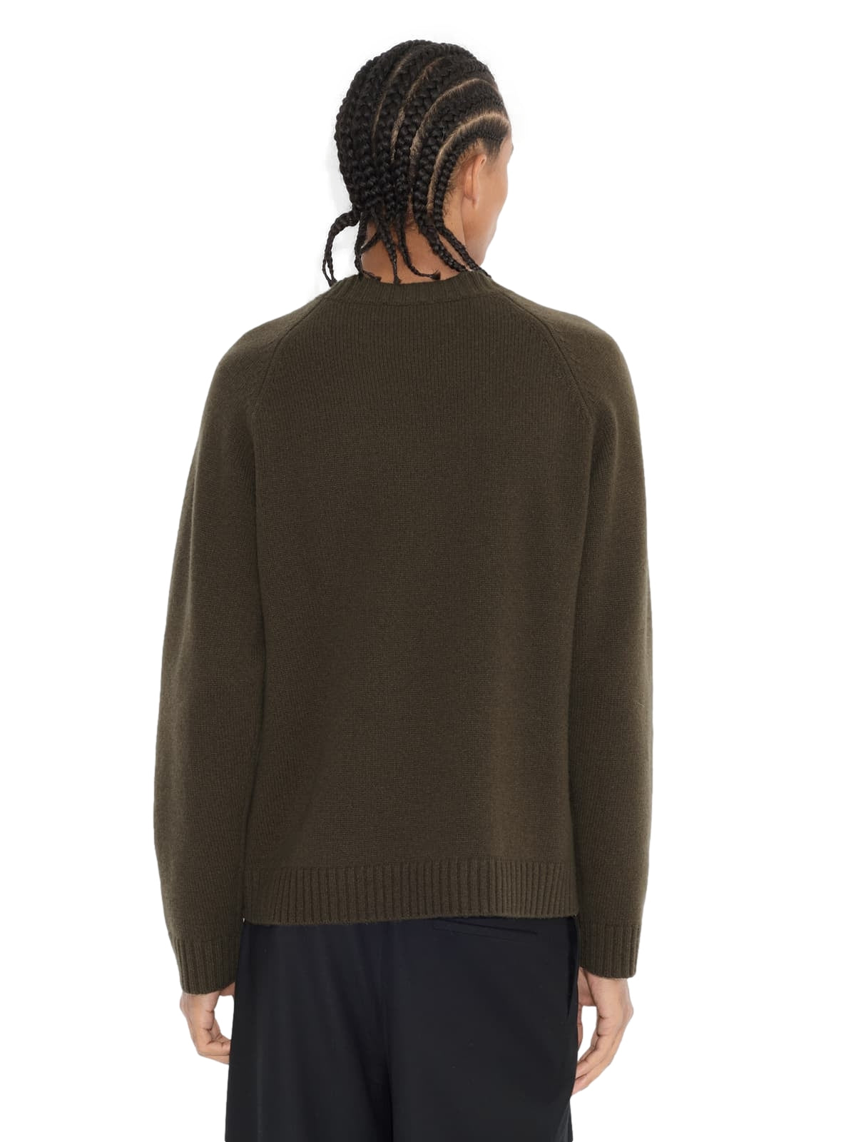 Holzweiler Andreas Crewneck Sweater Genser Mørkegrønn