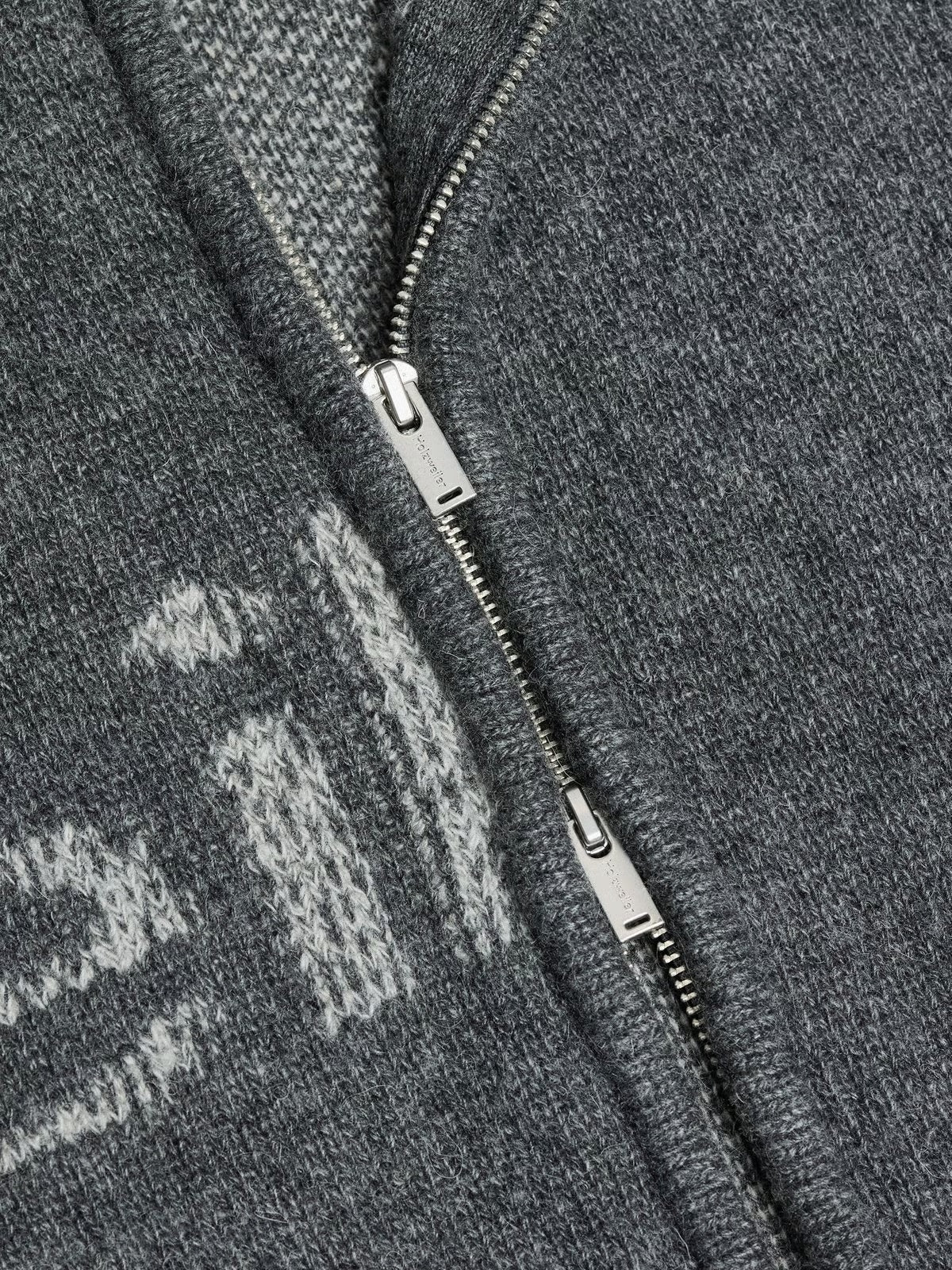 Holzweiler Haza Logo Zip Cardigan Cardigan Grå