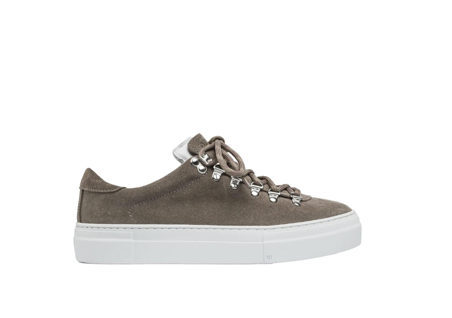 Diemme Marostica Low Platform Light Fallow Suede Sko Lysebrun - modostore.no