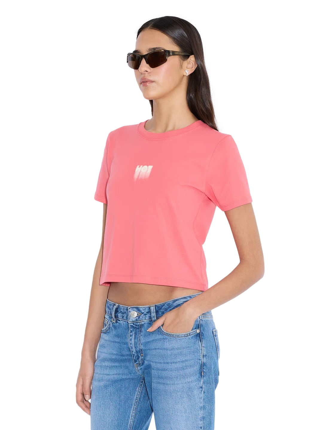 Holzweiler Kitty Hot Tee T-shirt Rød - modostore.no