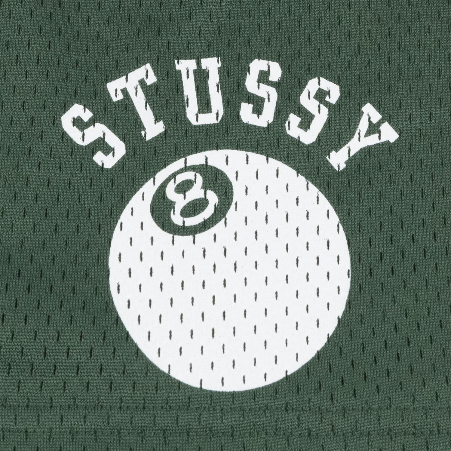 Stussy 8-Ball Mesh Short Shorts Grønn - modostore.no