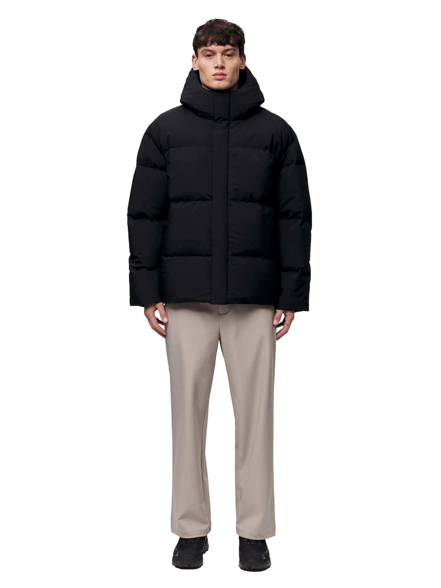 Blæst Grotli Down Jacket Black Jakke Sort