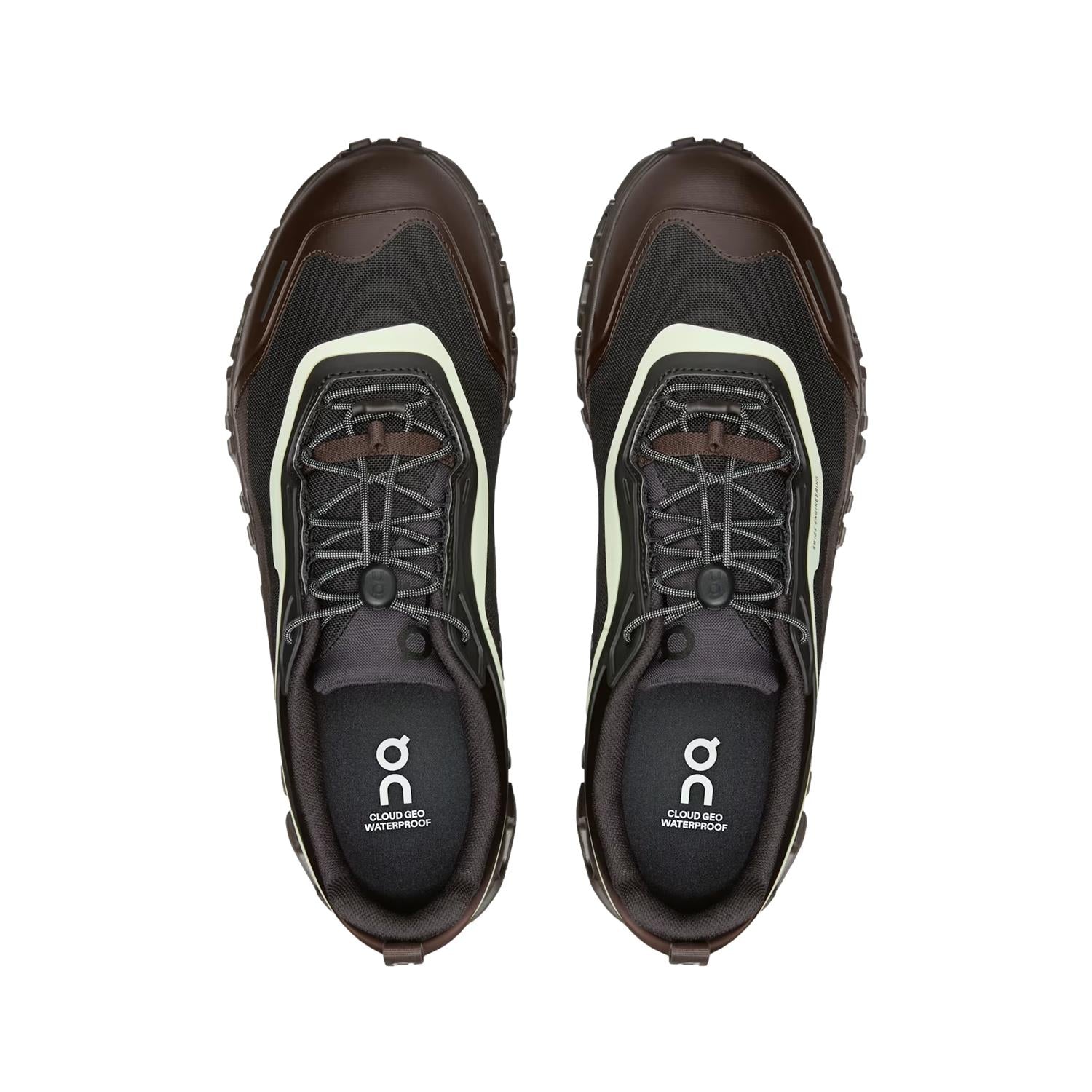 ON Cloud Geo WP Black/Lima Sko Brun