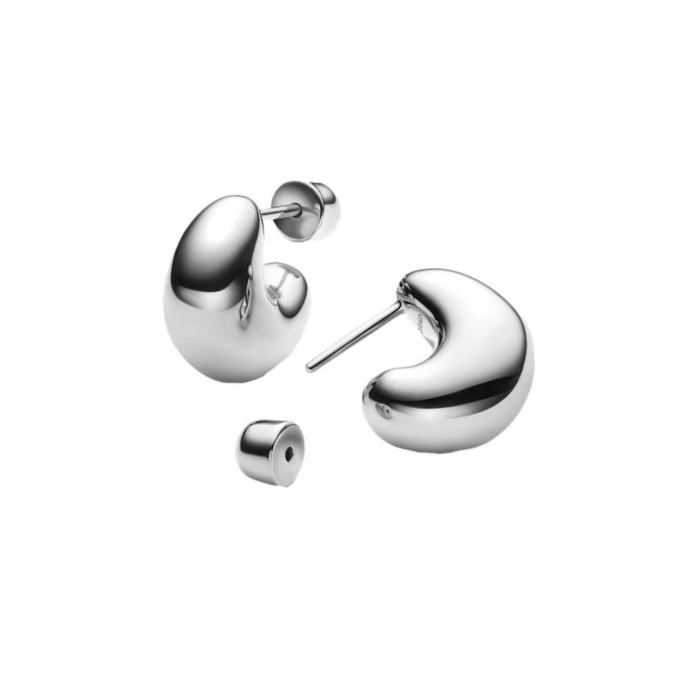 Maria Black Tryvann Pillow Earrings Pair Øredobber Sølv - modostore.no