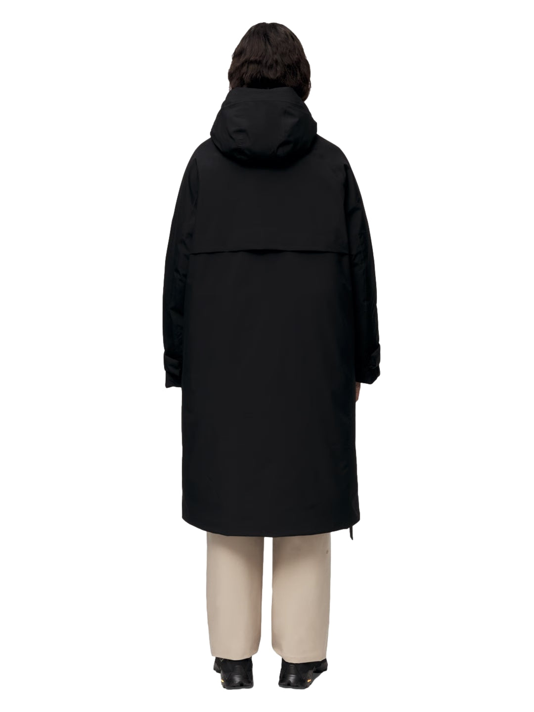 Blæst Røros Down Coat Black Jakke Sort