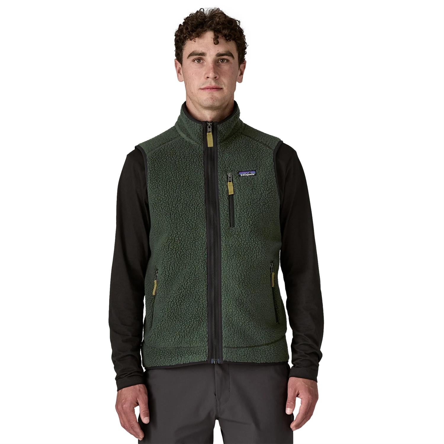 Patagonia M Retro Pile Vest Old Growth Green Vest Grønn