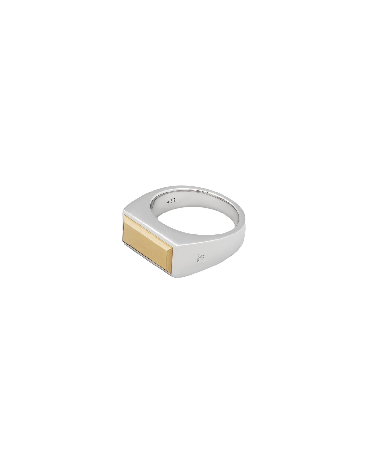 Tom Wood Peaky Ring Gold Top Ring Sølv Og Gull - modostore.no