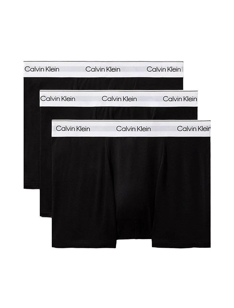 Sort Calvin Klein Underwear boxershorts av relaxed fit modell, med standard snitt og elastisk midjebånd.