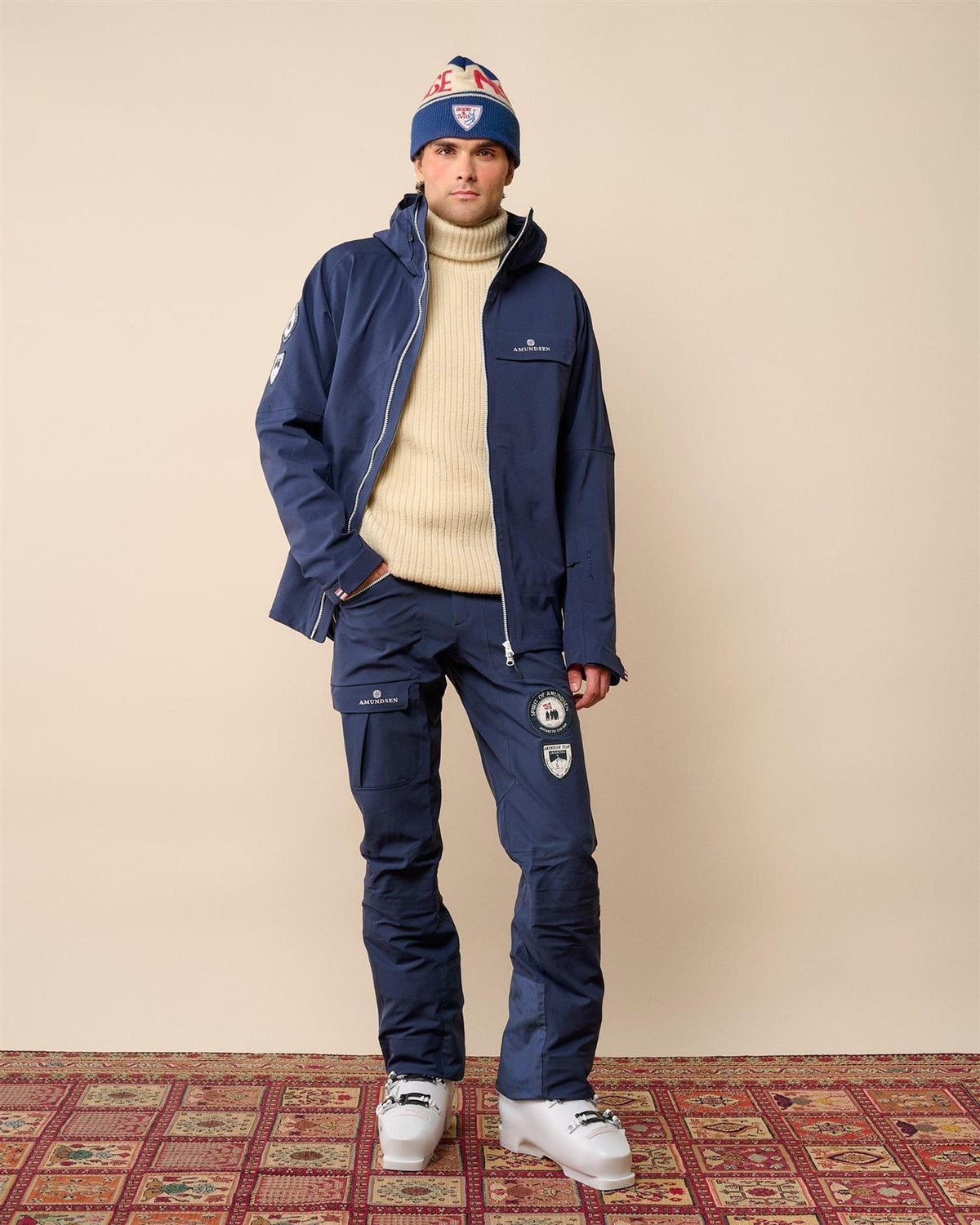Amundsen Peak Jacket Mens Faded Navy Jakke Mørkeblå