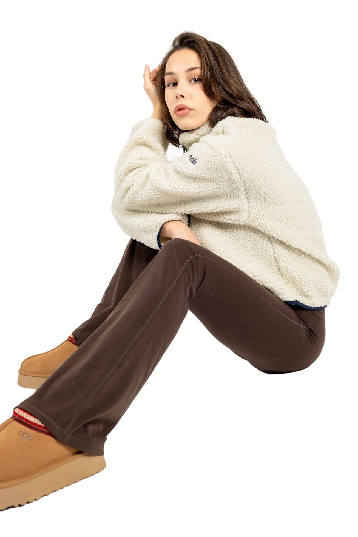 MCB Sportswear Flare Tights Tights Brun