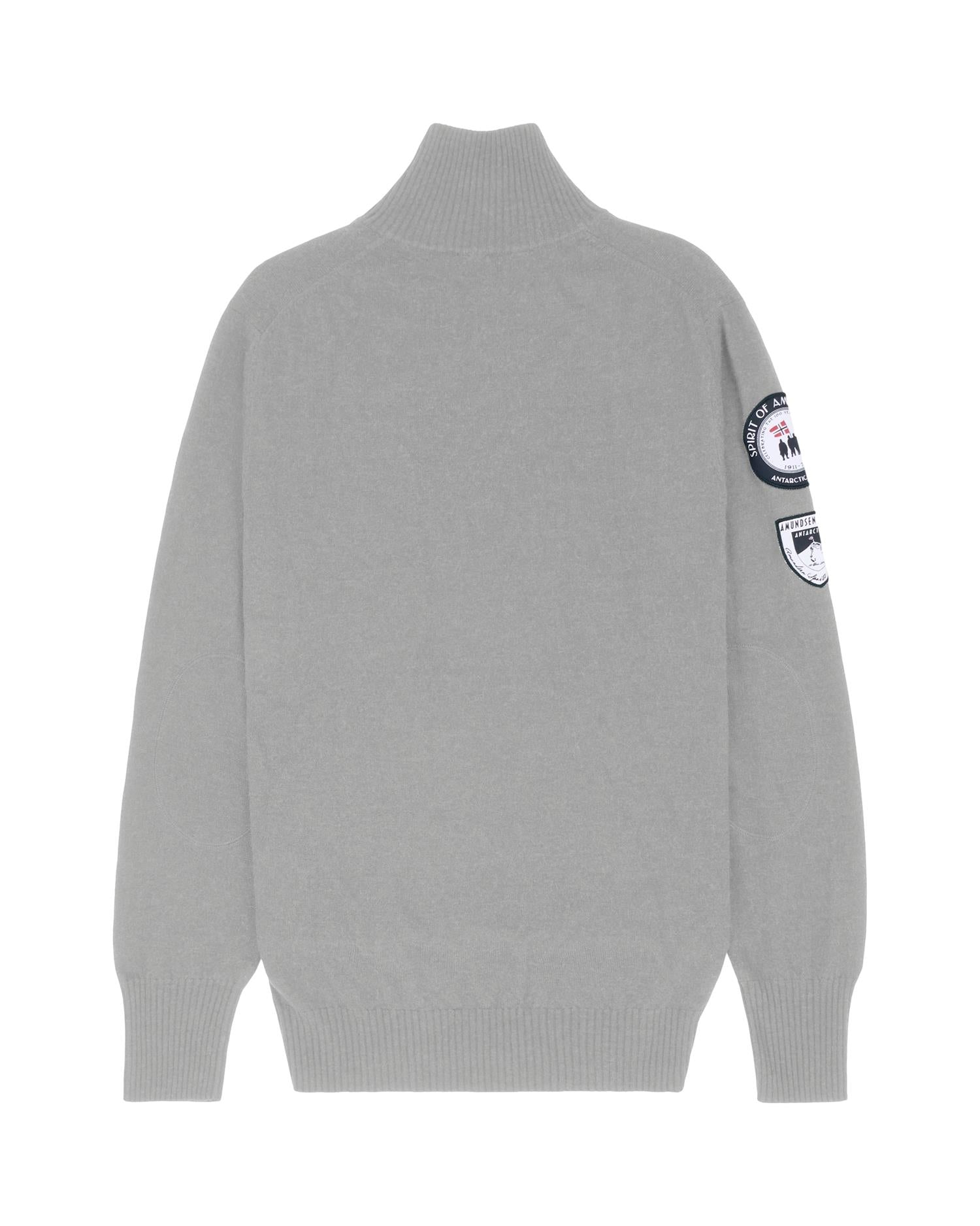 Amundsen Peak Half Zip Mens Genser Lysegrå