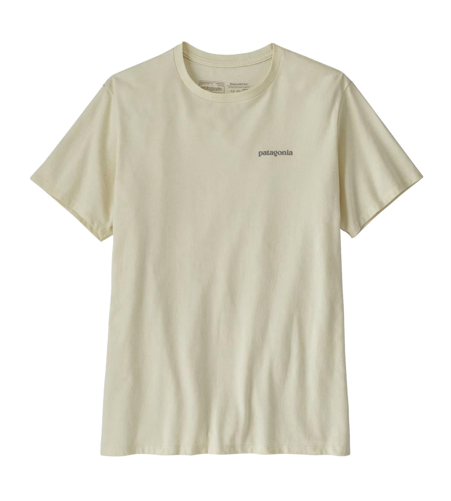 Patagonia Fitz Roy Icon Responsibili-Tee T-shirt Off-White - modostore.no