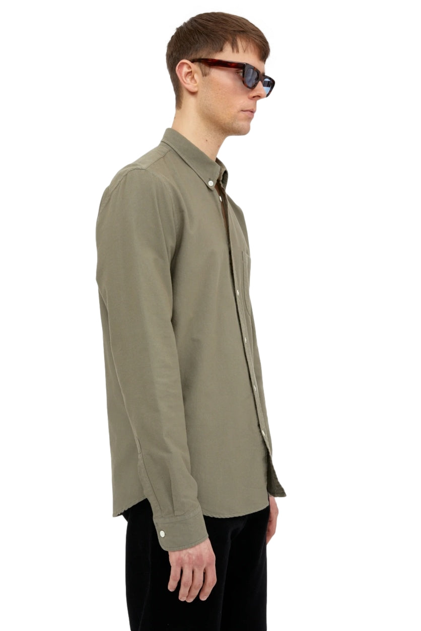 Livid Cassidy Olive Oxford Skjorte Oliven - modostore.no