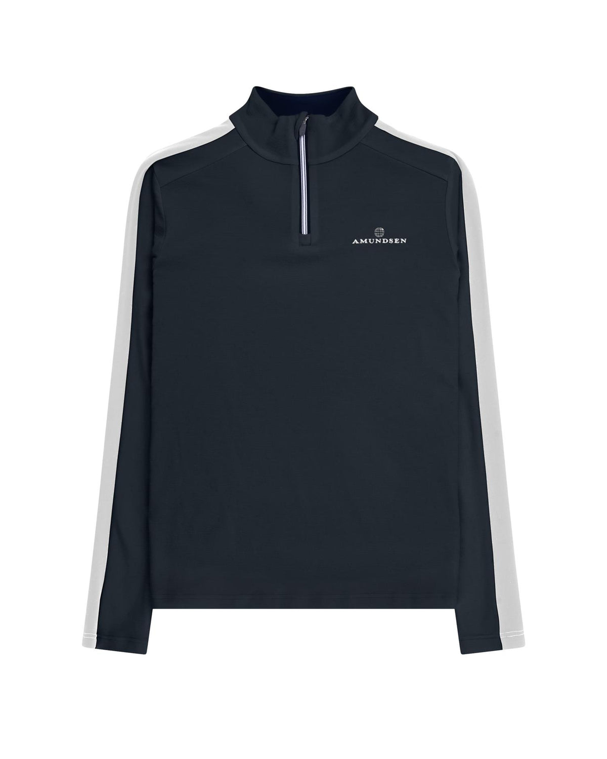Amundsen 5Mila Half Zip Womens Stripe Genser Marine
