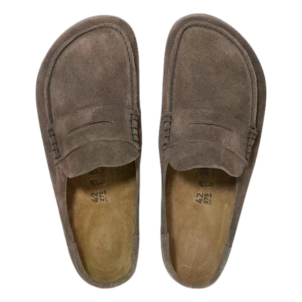 Birkenstock Naples Wrapped Narrow Concrete Gray Sko Gråbrun