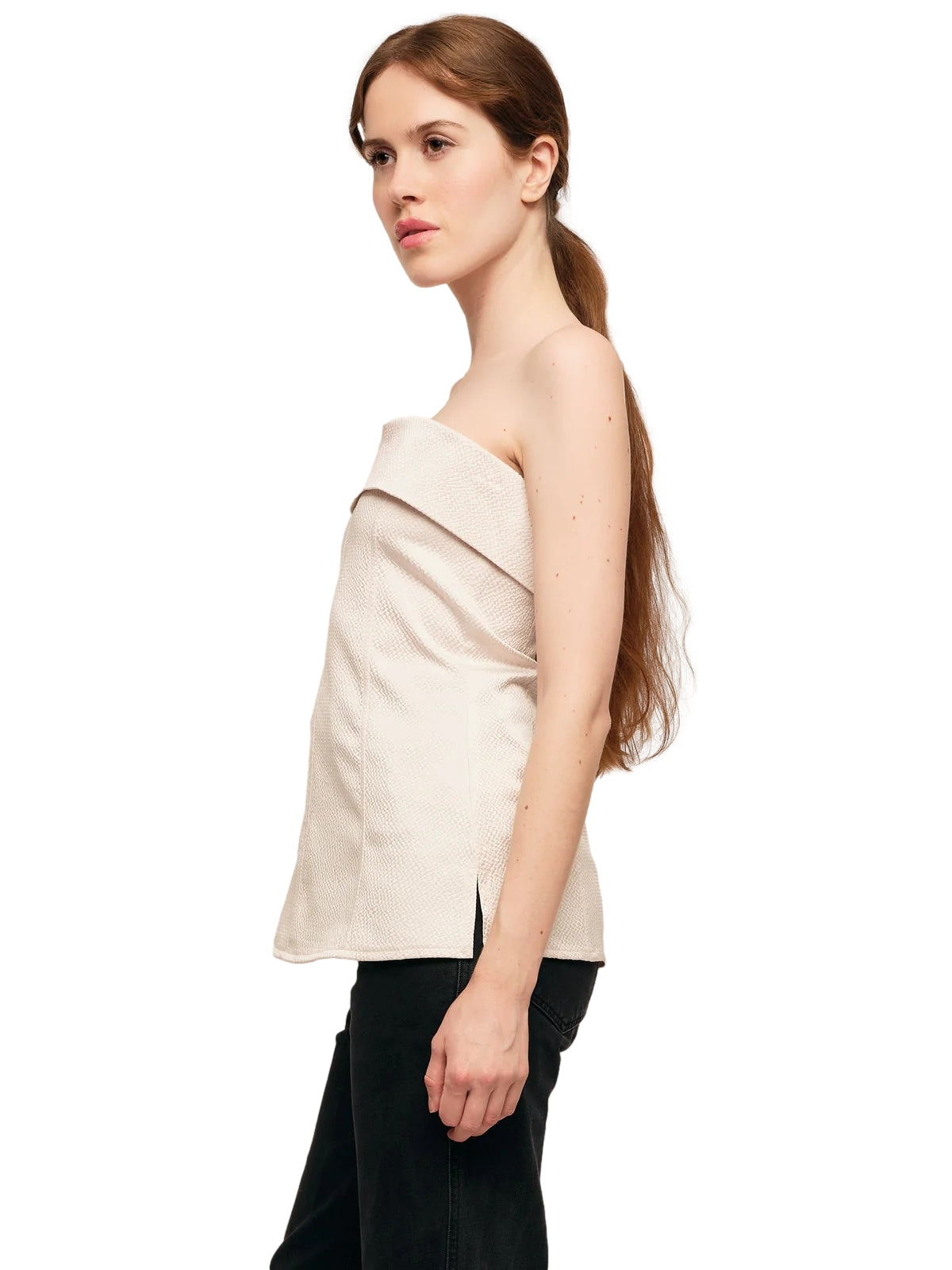 Once Untold Vesta Top Topp Hvit - modostore.no