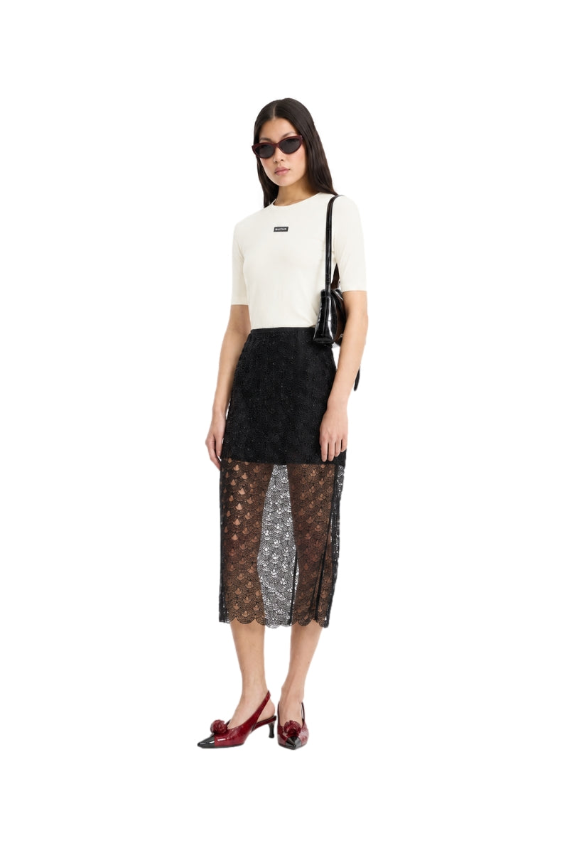 ROTATE Short Sleeve T-Shirt T-shirt Off-White
