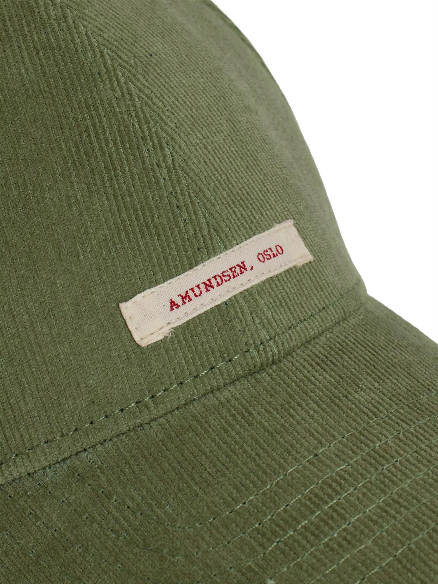 Amundsen Concord Patch Cap Caps Oliven - modostore.no