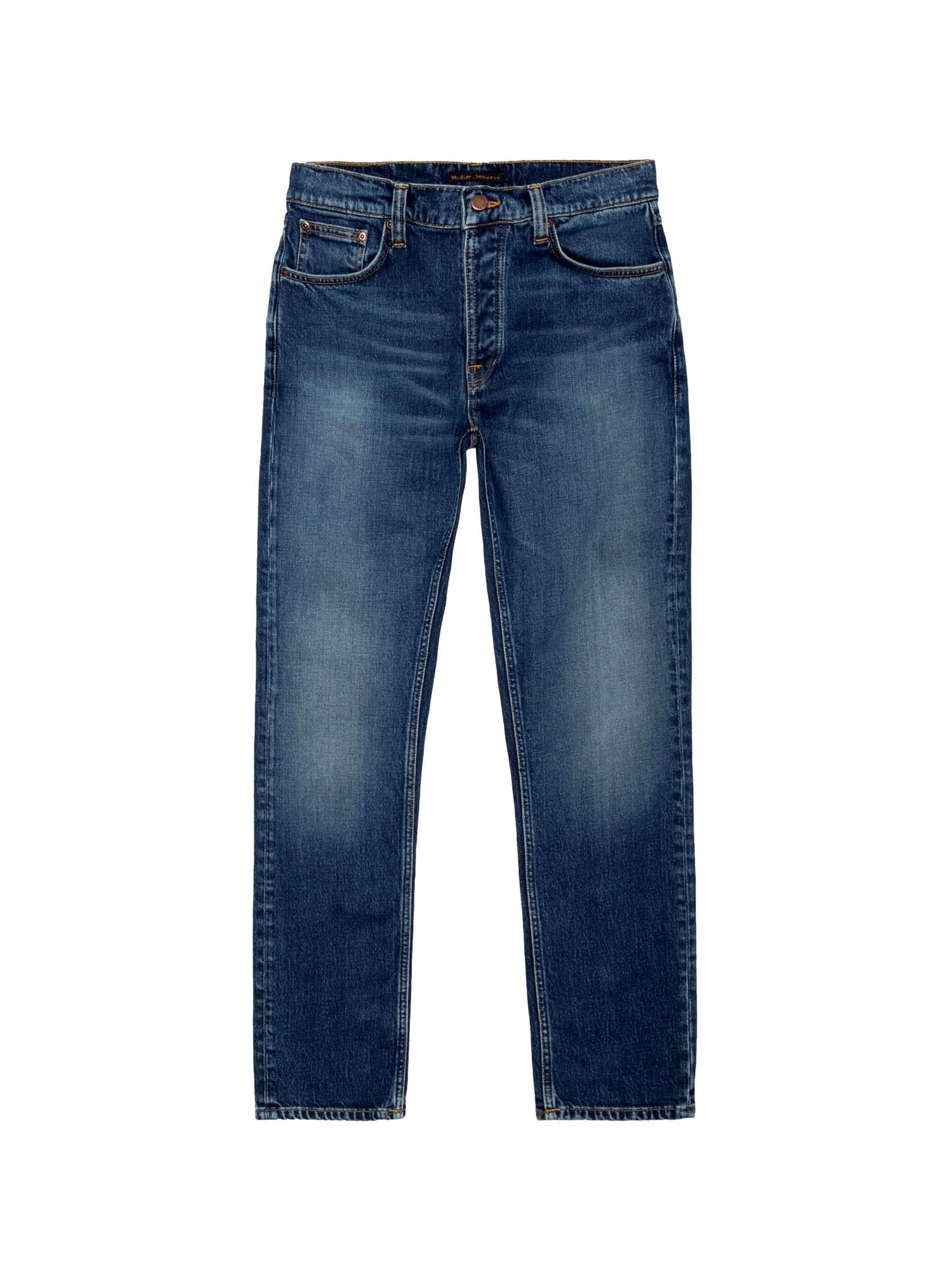 Nudie Jeans Solid Ollie Wild Blue Jeans Mørkeblå