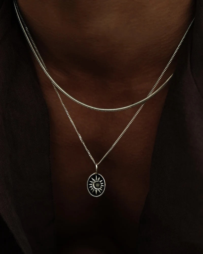 TwoJeys Midnight Necklace Smykke Sølv - modostore.no