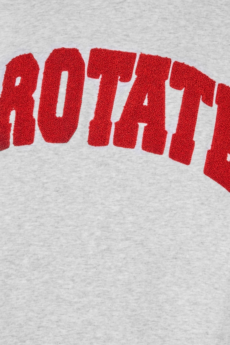 ROTATE Heavy Sweat Crewneck Genser Lysegrå