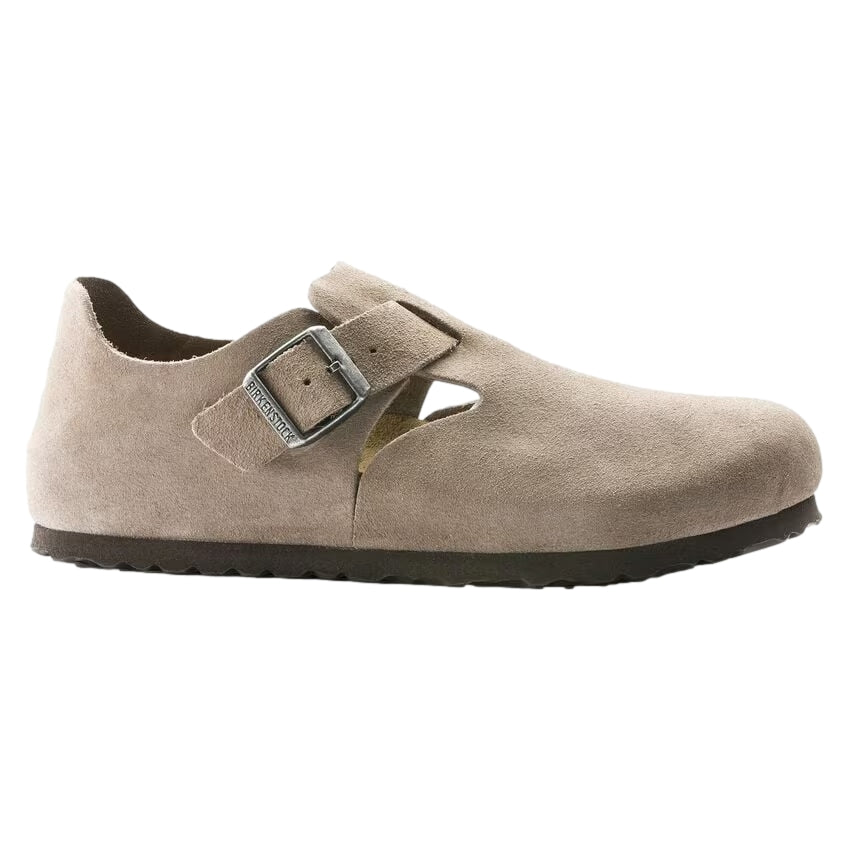 Birkenstock London Suede Narrow Taupe Sko Taupe - modostore.no