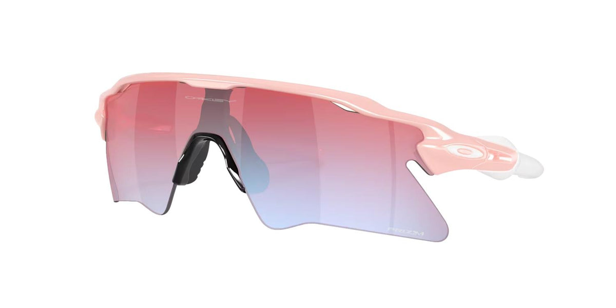 Oakley Radar EV Heater solbriller i rosa med sportslig innfatning