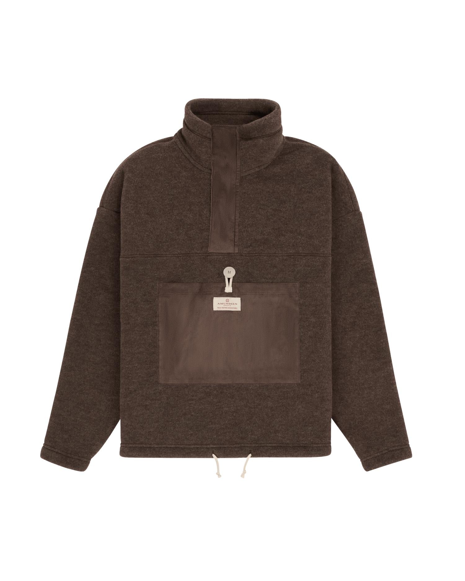 Amundsen V-Bond Cord Fleece Womens Genser Brun
