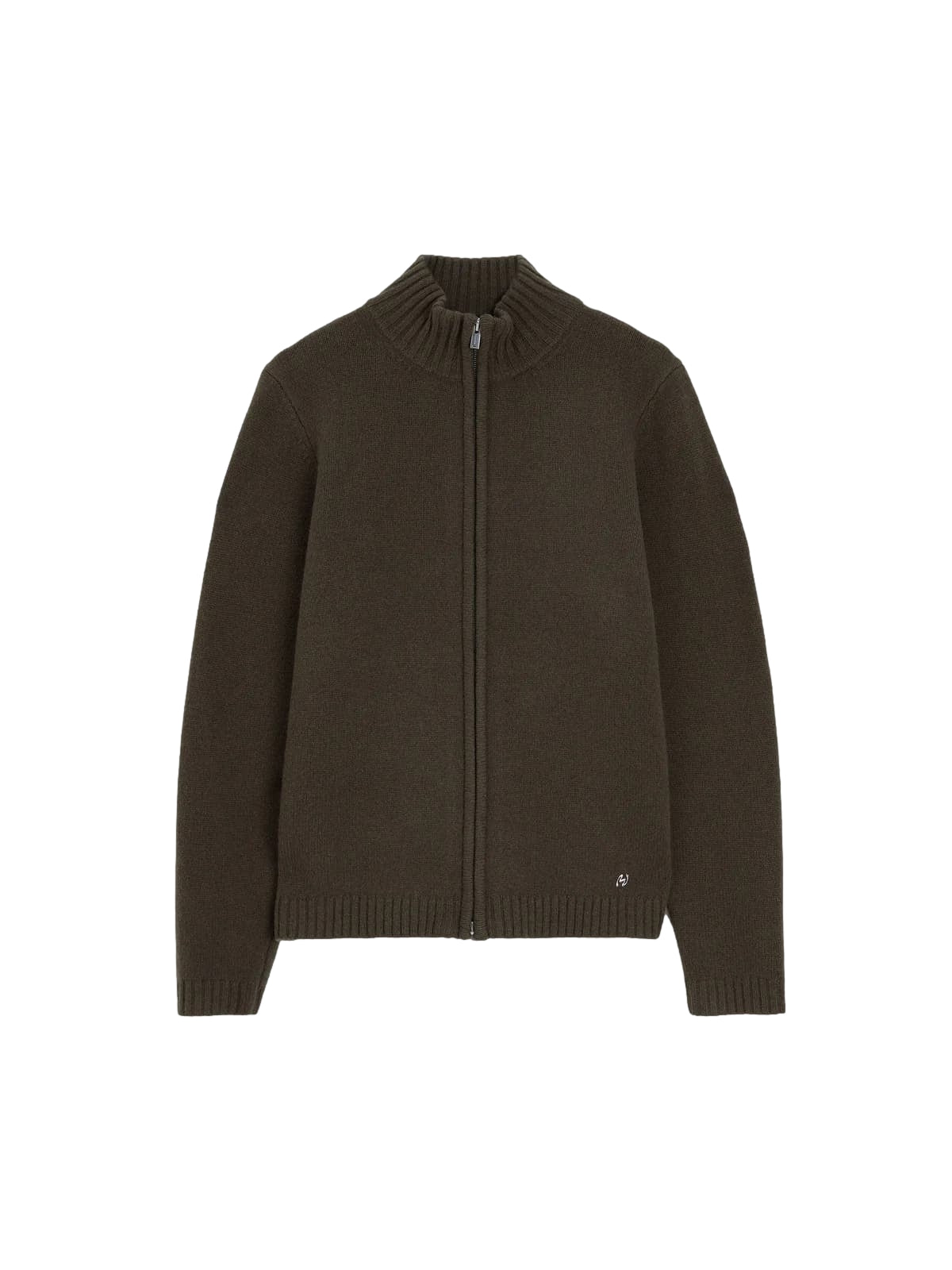 Holzweiler Andreas Zip-Up Cardigan Cardigan Mørkegrønn