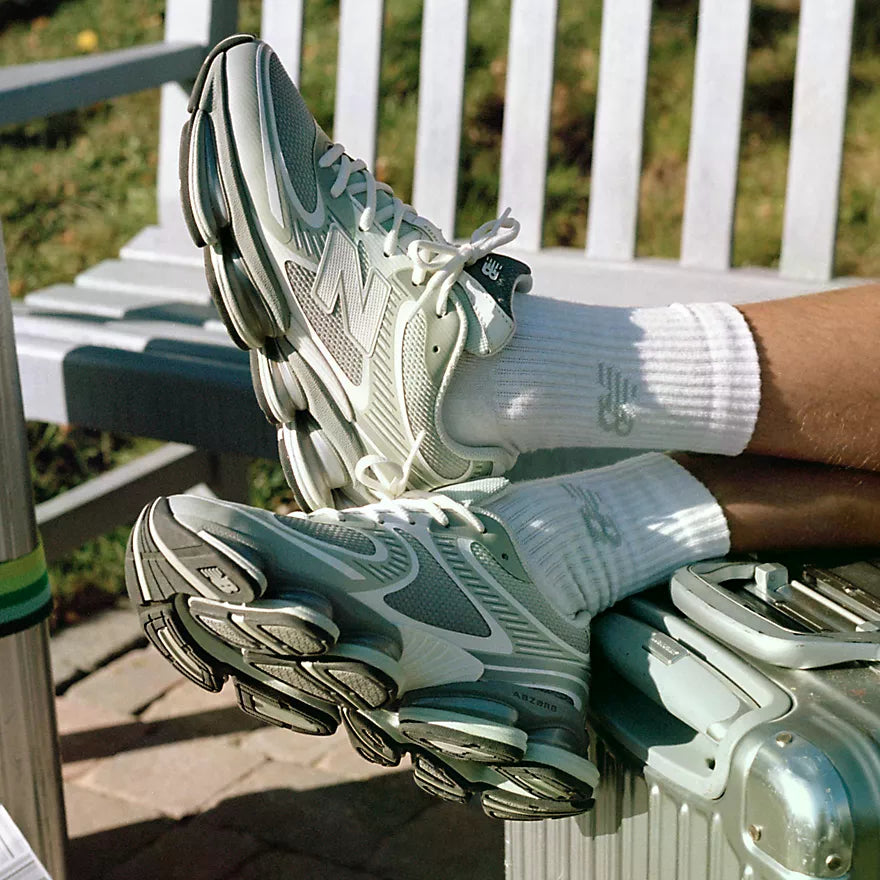 New Balance Abzorb 2000 2UU Silver Moss Sko Grå Og Grønn
