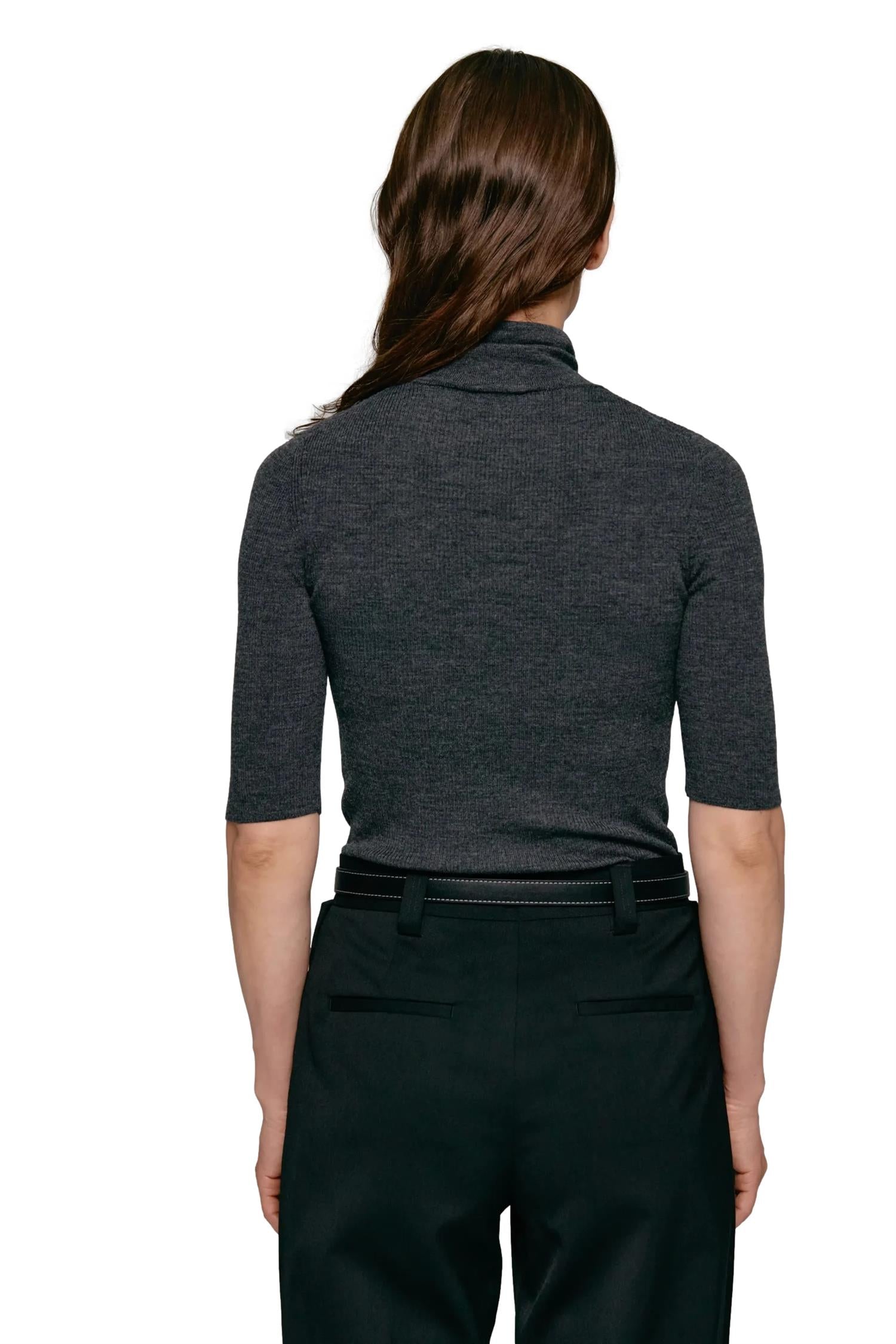 Julie Josephine Kristin Top Topp Mørkegrå - modostore.no