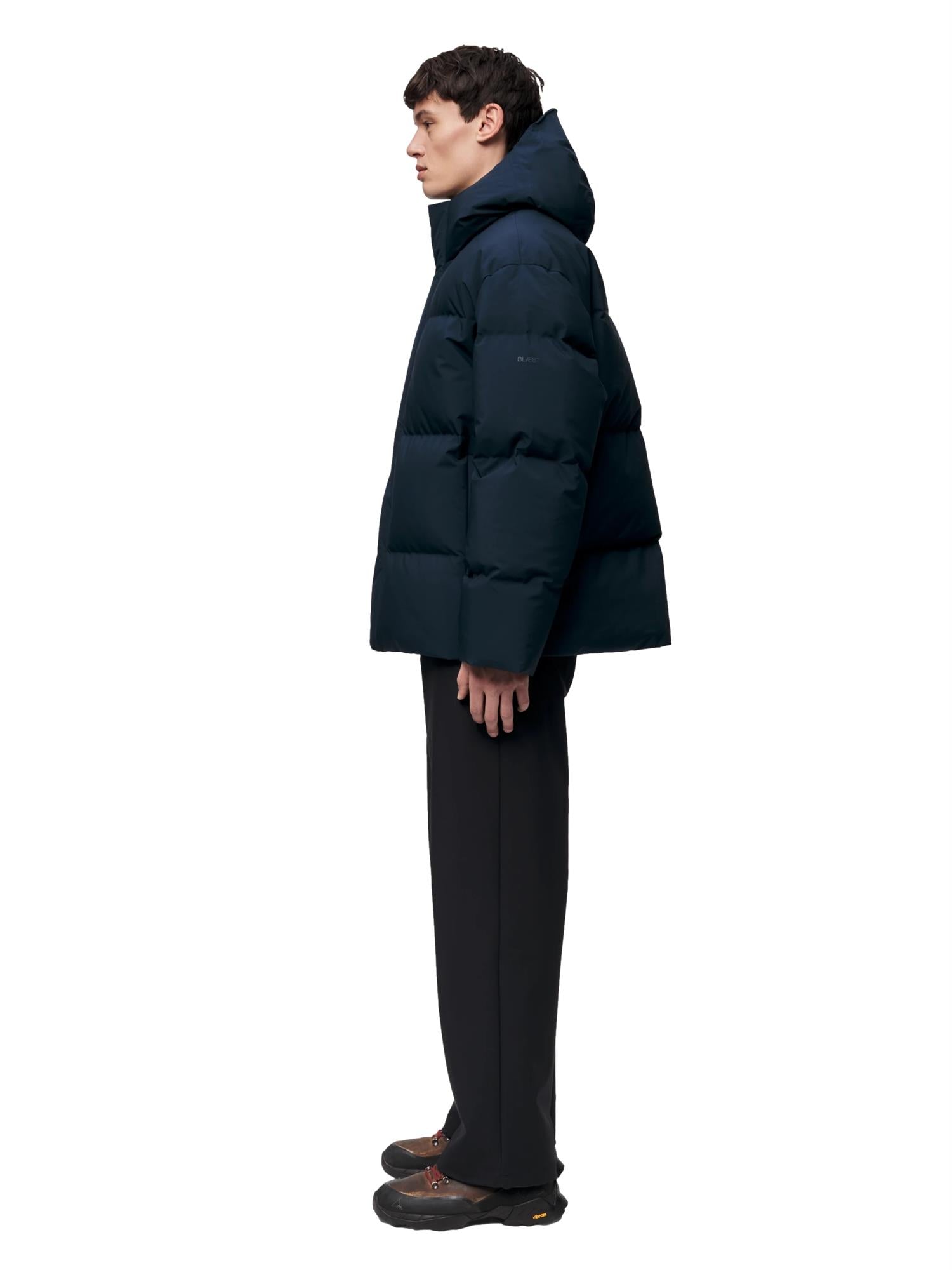 Blæst Grotli Down Jacket Dark Navy Jakke Marine