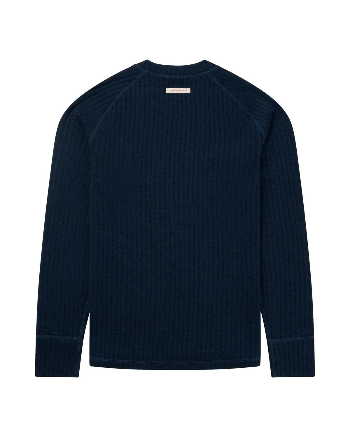 Amundsen Hero's Hide ullundertøy dame, mørkeblå, crew neck, myk og varm underdel for kvinner.