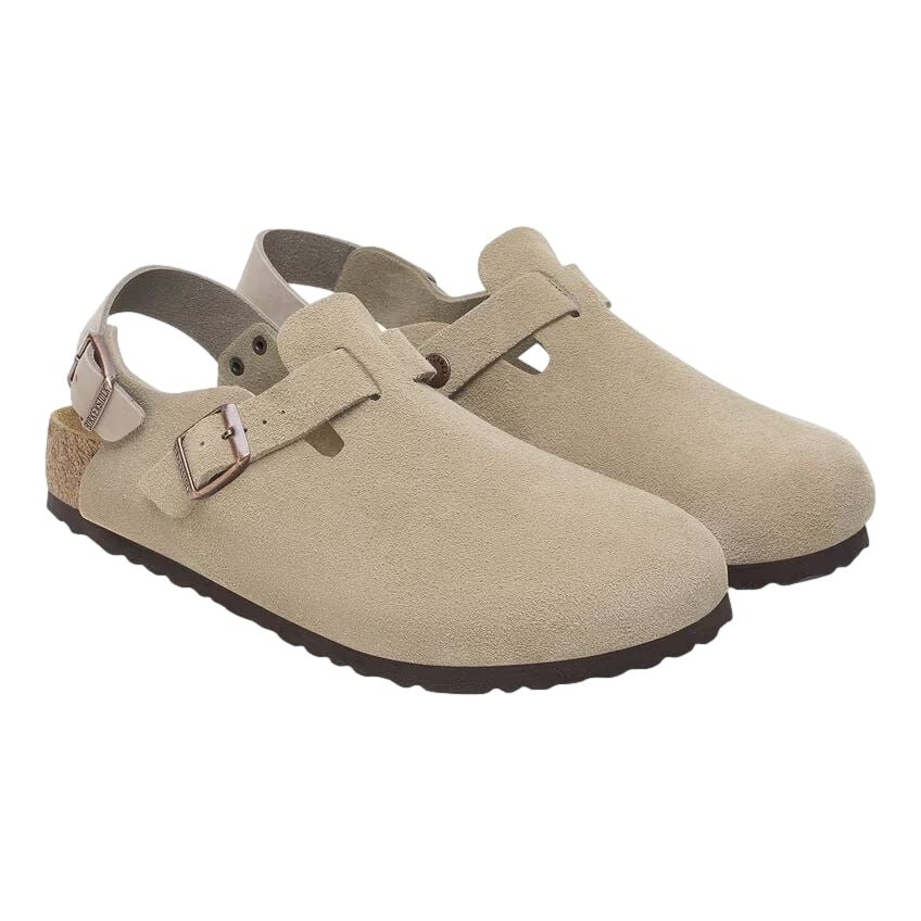 Birkenstock Tokio Suede Regular Taupe Sko Taupe - modostore.no
