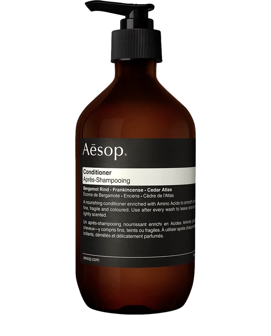 Aesop Conditioner 500 ml, gjennomsiktig balsamflaske for hårpleie