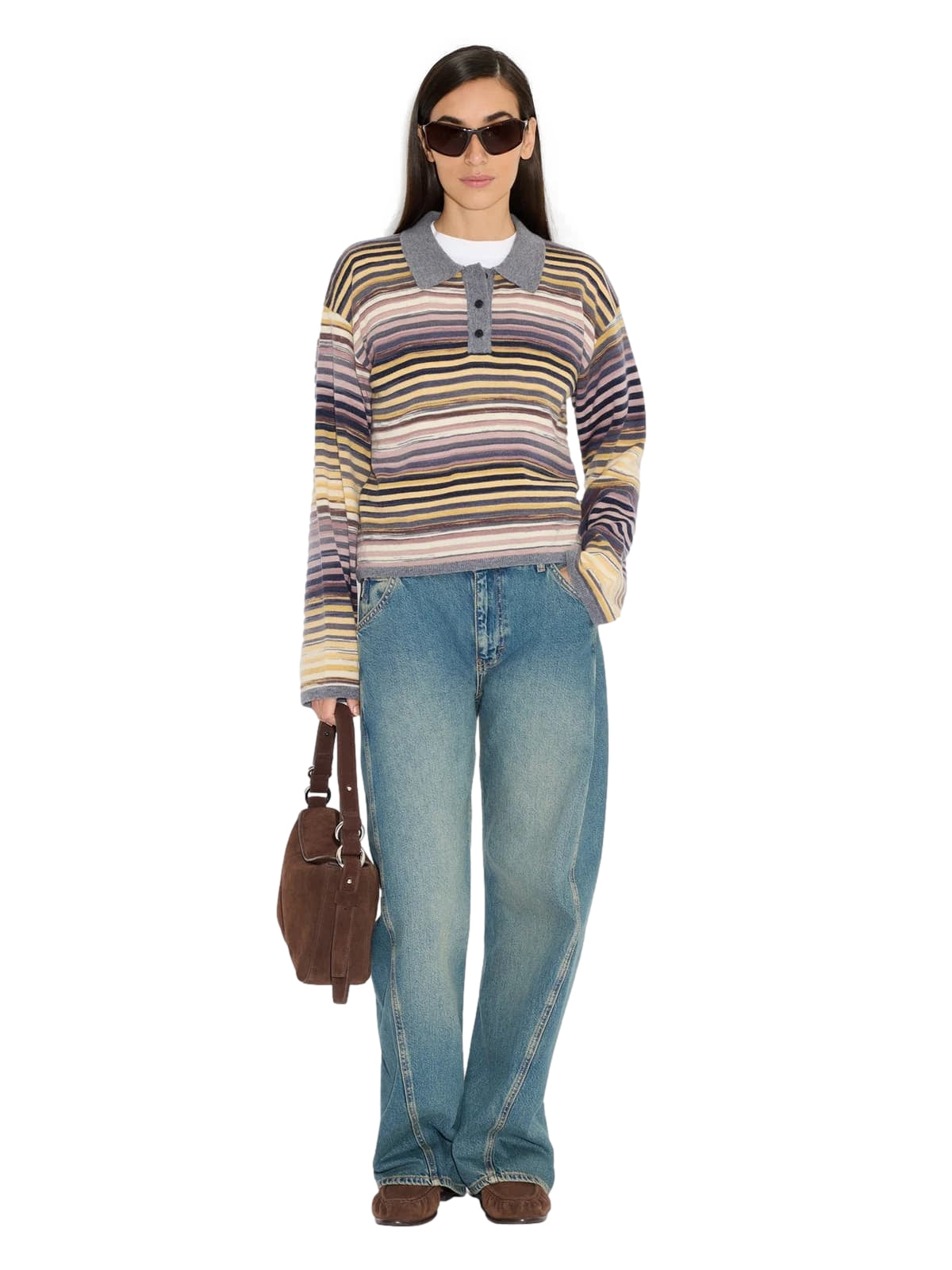 Holzweiler Luna Space Yarn Polo Genser Multi