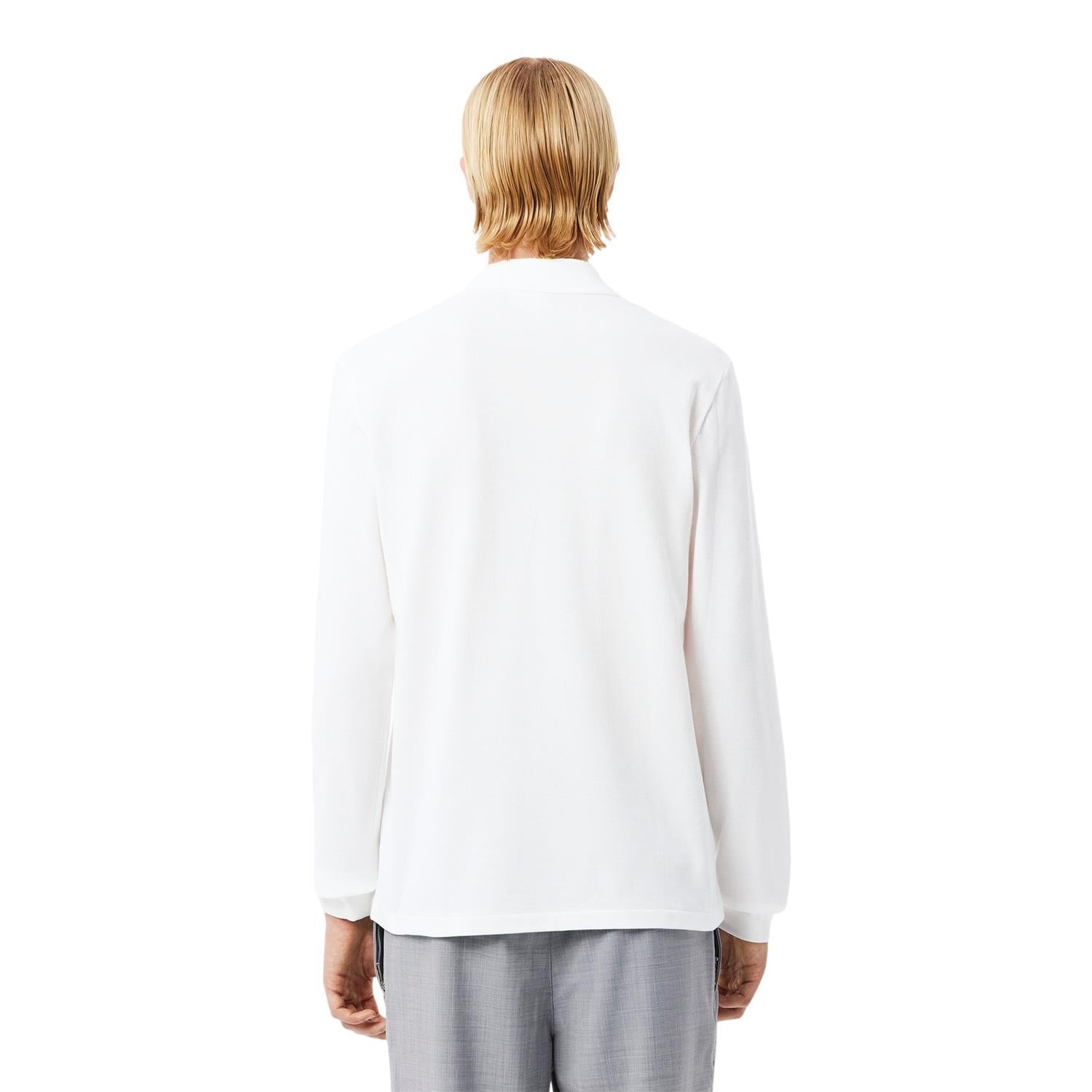 Lacoste Classic Fit Long Sleeved Polo Shirt Longsleeve Hvit