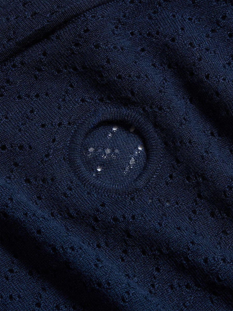 Holzweiler Honey Merino Turtleneck Genser Marine - modostore.no