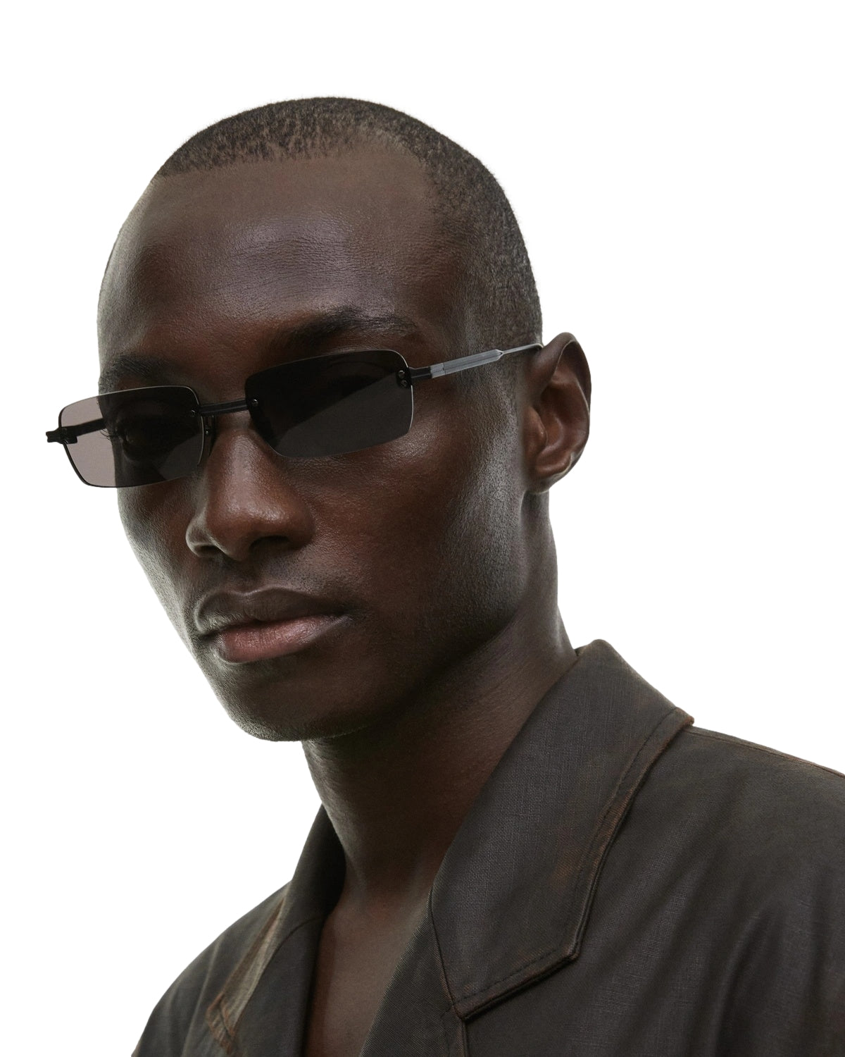 Chimi Eyewear Rimless Parallel Black Solbriller Sort - modostore.no