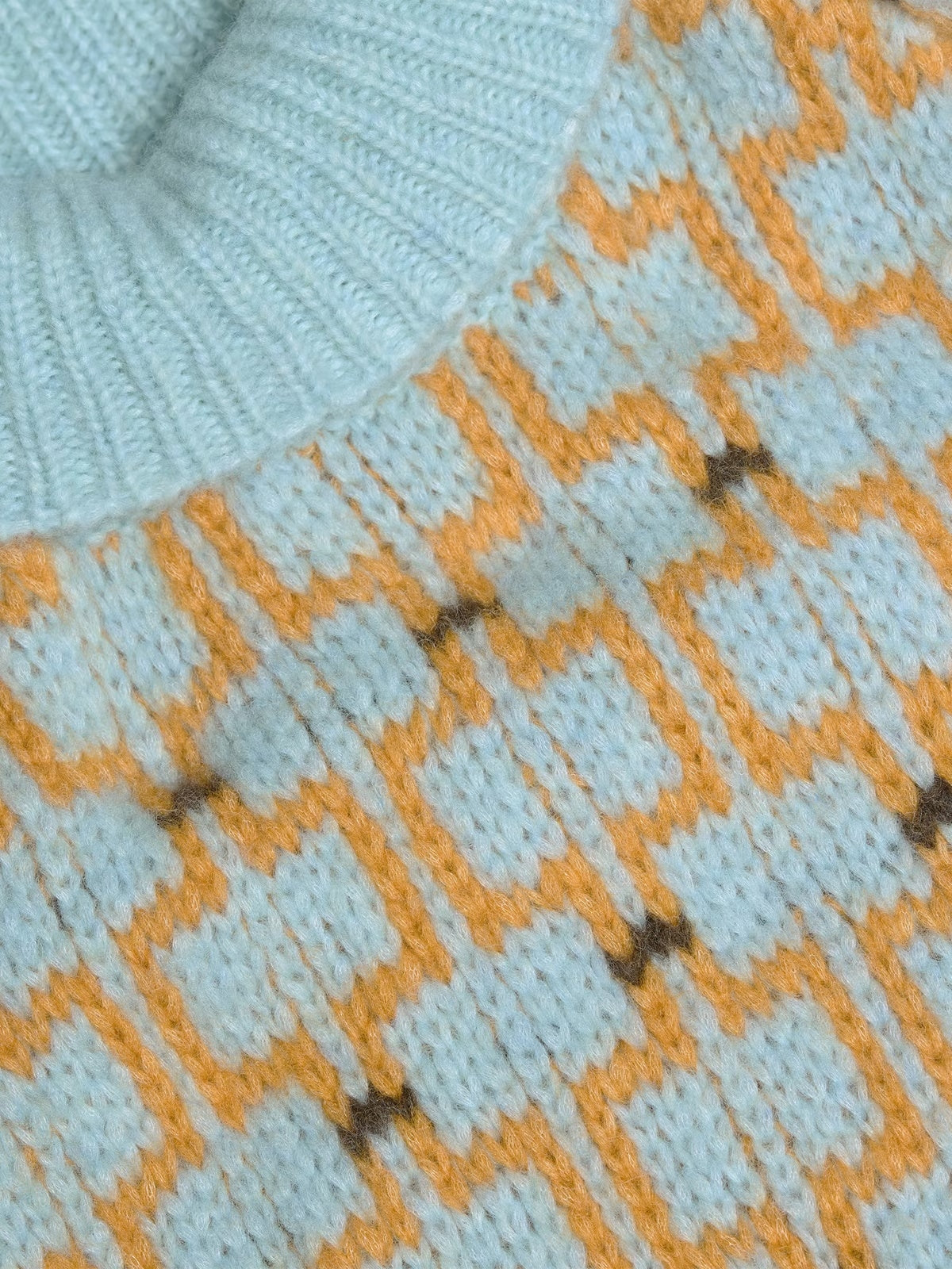 Holzweiler Norwegian Wool Turtleneck Genser Turkis - modostore.no