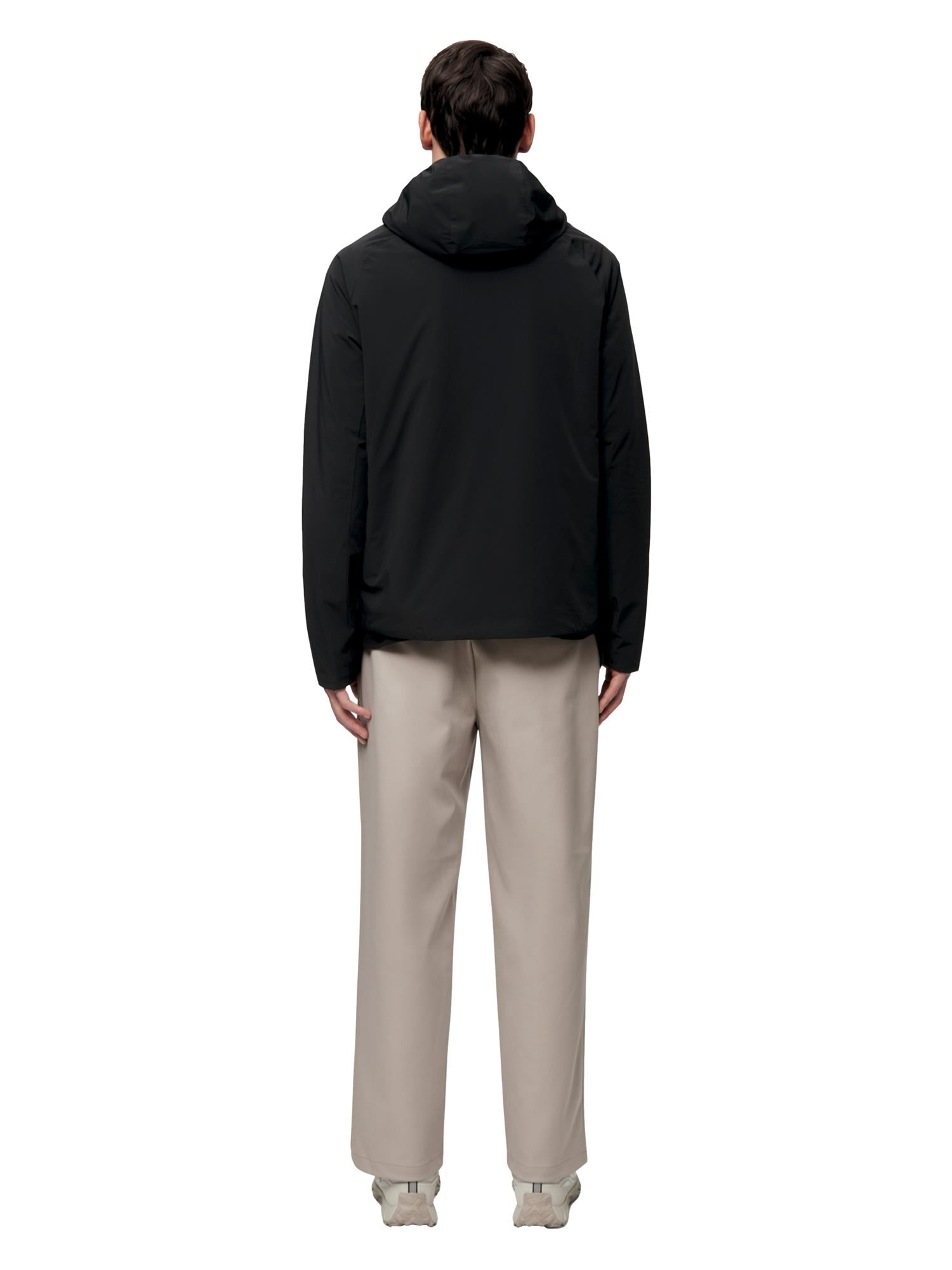 Blæst Randers Insulated Hoody Jacket Jakke Sort - modostore.no