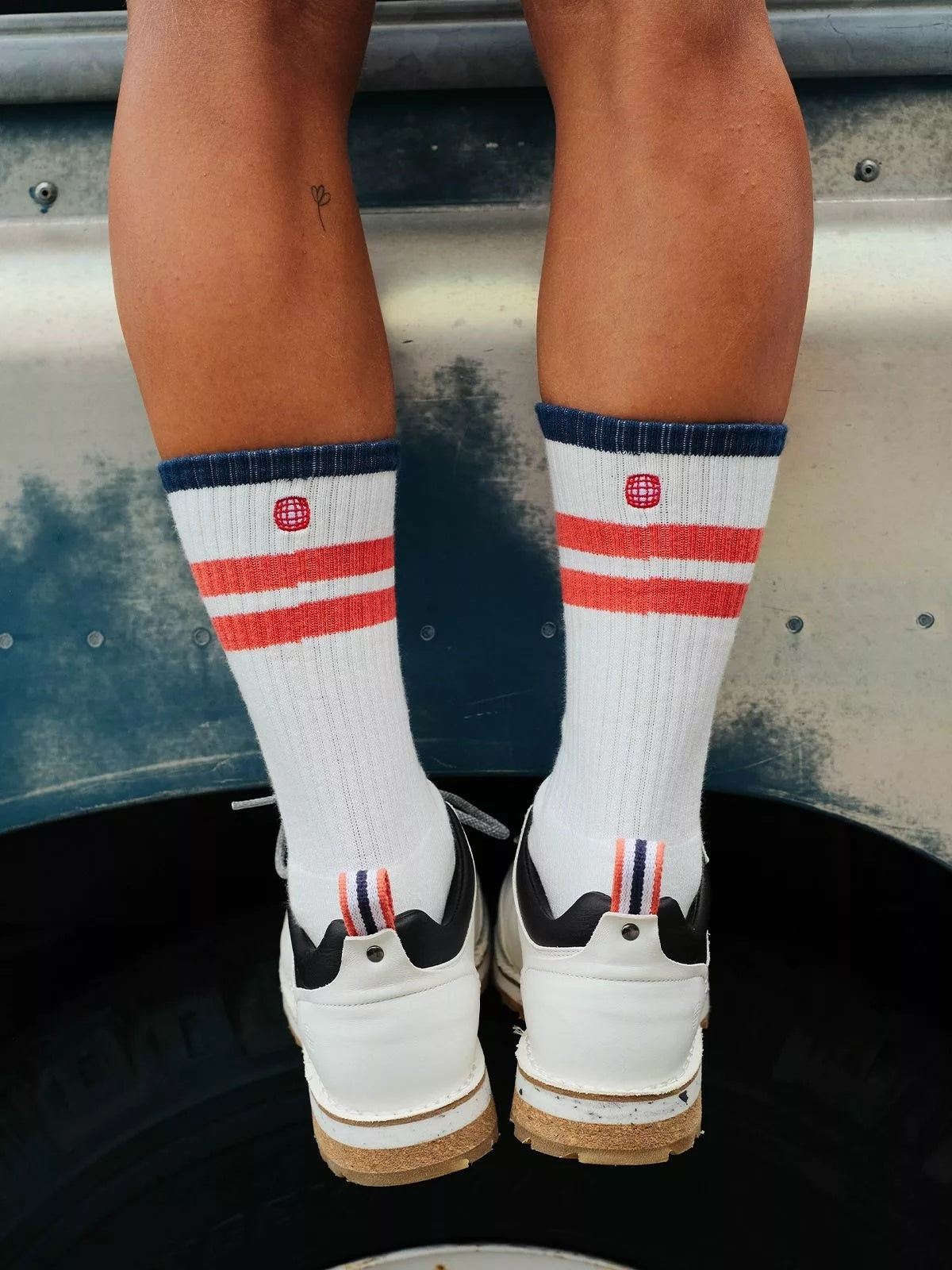 Amundsen Oslo Crew Socks Sokker Multi - modostore.no