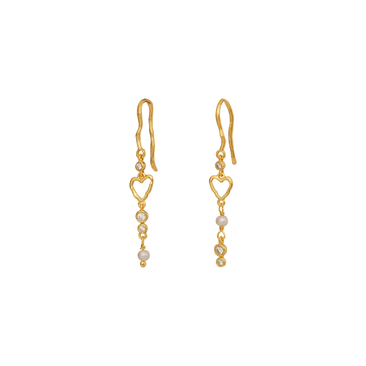 Maanesten Kali Earrings Øredobber Gull