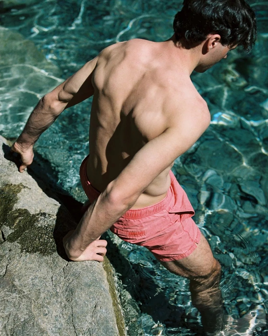 Amundsen Reefrover Swim Trunk Mens Badetøy Rød - modostore.no