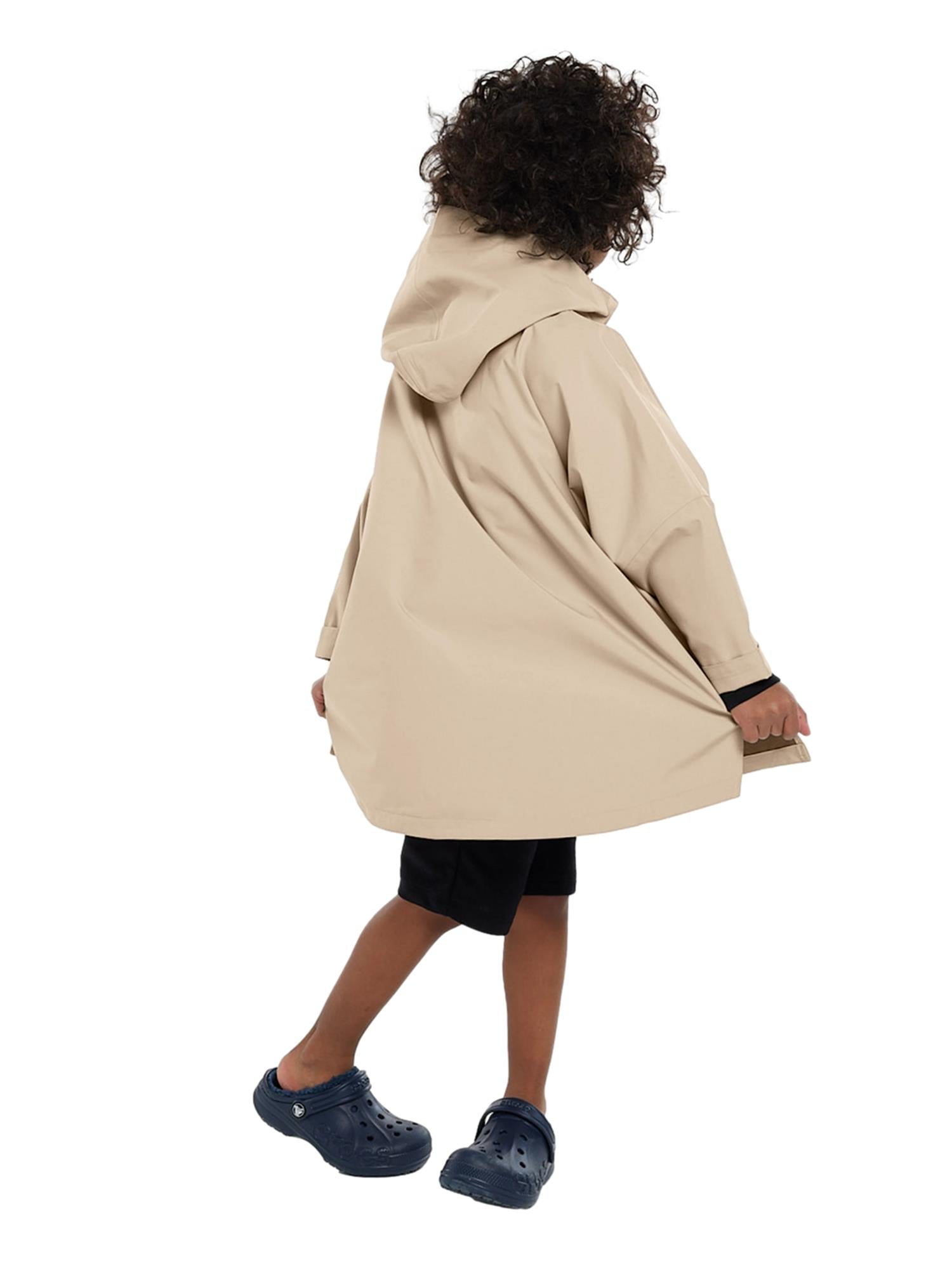Blæst Aalesund Mini Poncho Beige Jakke Beige - modostore.no