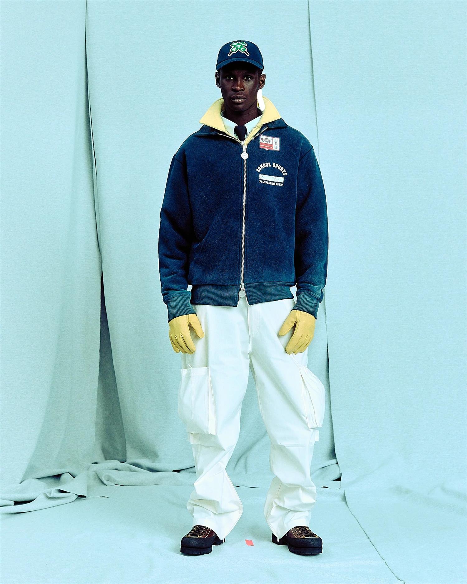 PAL The Last Pick Kid Colar Zip Genser Mørkeblå - modostore.no