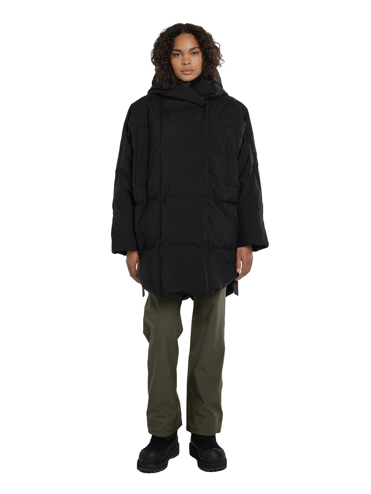 Blæst Spitsbergen Down Jacket Black Jakke Sort