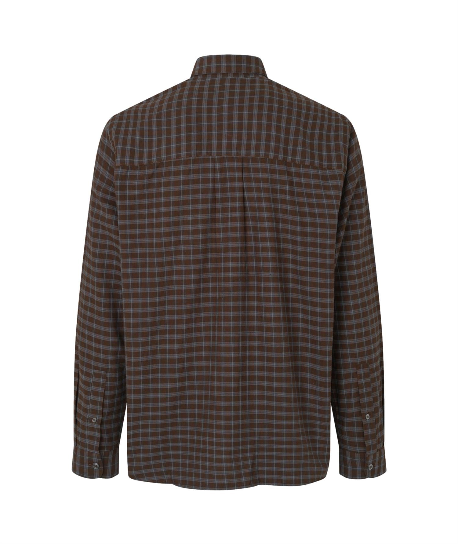 Garment Project Relaxed LS Shirt Skjorte Brun