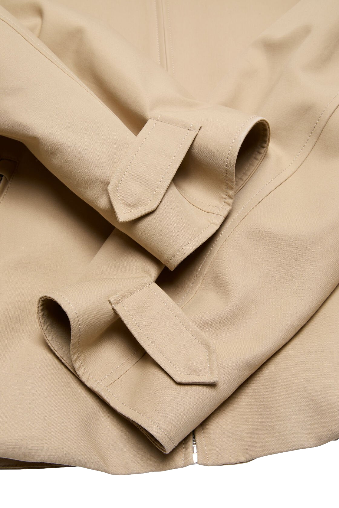 Acne Cotton Satin Jacket Jakke Beige - modostore.no