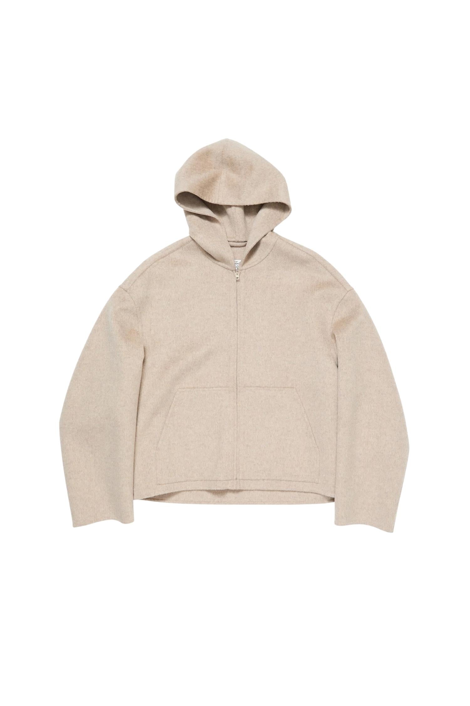 Acne Hooded Cashmere Jacket Jakke Beige - modostore.no